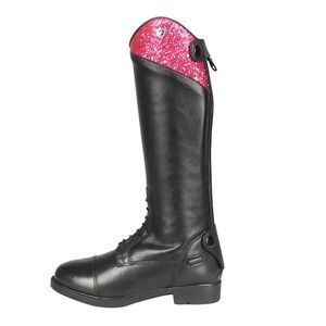 HyLAND Childrens/Kids Eren Riding Boots / Black/Pink